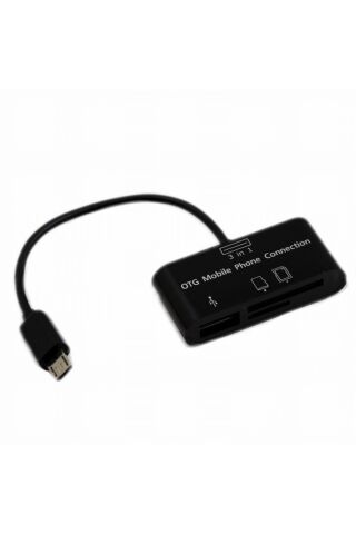 Anunnaki Micro Usb 3 In 1 Sd Tf Kart Okuyucu Otg Veri Aktarıcı