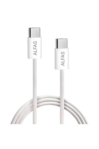 Type-C Şarj Kablosu 1m PD 60W 3A 1Gbps Hızlı Şarj & Data Transfer Usb-c Iphone Android Örgülü Kablo