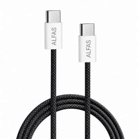 Type-C Şarj Kablosu 1m PD 60W 3A 1Gbps Hızlı Şarj & Data Transfer Usb-c Iphone Android Örgülü Kablo