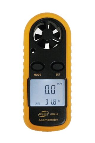 Anemometre Termometreli Hava Akım Ölçer