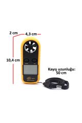 Anemometre Termometreli Hava Akım Ölçer
