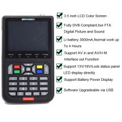 HD UYDU YÖN BULUCU (V8-FİNDER) ŞARJLI + BATARYA DAHİL + CANLI GÖRÜNTÜ İZLEME