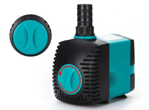 ALFA Ayarlanabilir Akvaryum Gölet Su Pompası Dalgıç 220V Su Geçirmez Ultra Sessiz 3W
