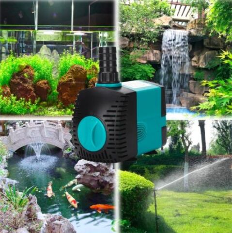 ALFA Ayarlanabilir Akvaryum Gölet Su Pompası Dalgıç 220V Su Geçirmez Ultra Sessiz 3W