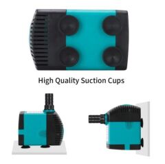 ALFA Ayarlanabilir Akvaryum Gölet Su Pompası Dalgıç 220V Su Geçirmez Ultra Sessiz 3W