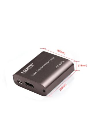 4k 60hz Full Hd 60 Fps Hdmı Video Capture With Loop Usb 3.0 Video Yakalama Cihazı 4kvc500