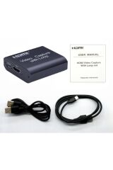 4k Çift Çıkışlı Hdmı Video Capture Video Yakalama Cihazı Ve Canlı Yayın Kartı 4kvc300