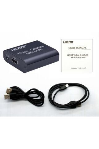 4k Çift Çıkışlı Hdmı Video Capture Video Yakalama Cihazı Ve Canlı Yayın Kartı 4kvc300