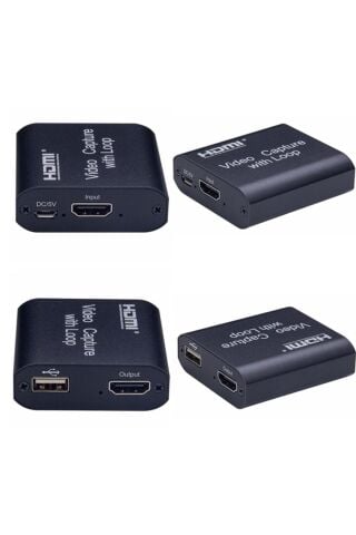 4k Çift Çıkışlı Hdmı Video Capture Video Yakalama Cihazı Ve Canlı Yayın Kartı 4kvc300