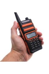 BF-H5 Plus 10W Çift Bant İki Yüzlü Radyo Taşınabilir El Telsizi