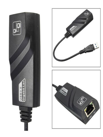 USB to RJ45 Usb 3.0'dan Rj45 1000Mbps Ethernet Çevirici Dönüştürücü Adaptör Android Tv PC