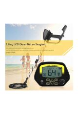 Profesyonel Yüksek Hassasiyetli Yeraltı Su Geçirmez Metal Altın Dedektörü MD4060