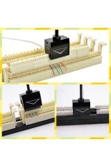 110 IDC Patch Panel Telefon Modülü Ağ için 5 Çift RJ45 Delme Aleti