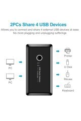 Usb 3.0 4 Port Hub 2 Uyumlu Kasa Pc Bilgisayar Kvm Switch Splitter Çoklayıcı