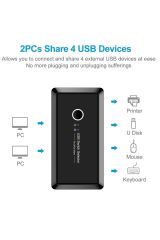 Usb 3.0 4 Port Hub 2 Uyumlu Kasa Pc Bilgisayar Kvm Switch Splitter Çoklayıcı