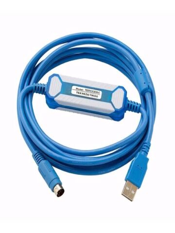 Amsamotion A FX1N 2N 1S 3U sc09 Mitsubishi Uyumlu PLC Programlama Kablosu Twido TSX Neza