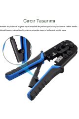 RJ45 Ez RJ11 ve RJ12 Jack Ethernet Kablosu Kesme Hassas Sıkma Pensesi