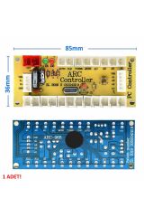 Arcade Usb Kontrol Kart Seti Pc Joystick Oyun Kol Konsol Buton Kablo Kit 5v Diy Sıfır Gecikme Kit