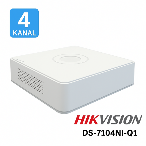 HIKVISION NVR DS-7104NI-Q1 4 KANAL GÜVENLİK KAMERASI KAYIT CİHAZI