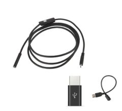 Alfa Smart USB Endoskop Yılan Kamera PC Android Su Geçirmez 7mm 2 Metre Kablo Kamera