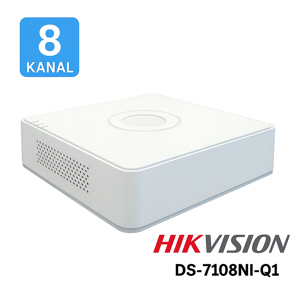 HIKVISION NVR DS-7108NI-Q1/ 8 KANAL GÜVENLİK KAMERASI KAYIT CİHAZI