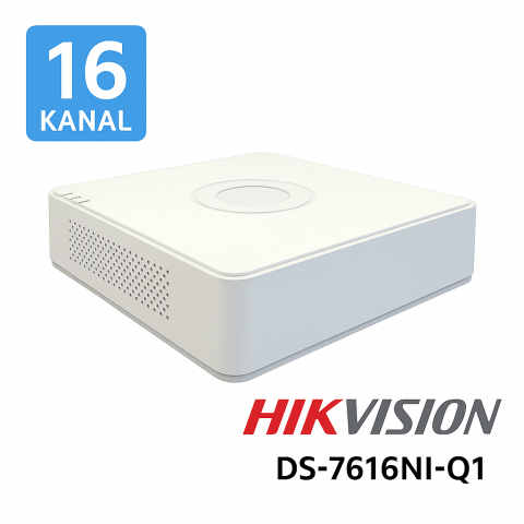 HIKVISION NVR DS-7616NI-Q1 16 KANAL GÜVENLİK KAMERASI KAYIT CİHAZI