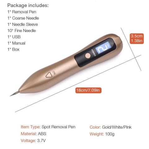 ALFA Akne Ben Siğil Leke Dövme Çıkartma Lazer Cihazı Plazma Kalem Spot Plasma Pen Plexr Mole 9 Level