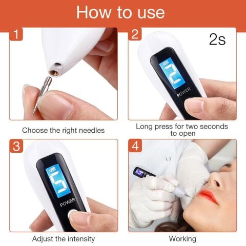 ALFA Akne Ben Siğil Leke Dövme Çıkartma Lazer Cihazı Plazma Kalem Spot Plasma Pen Plexr Mole 9 Level