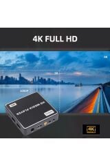 Otomatik Açılır 7/24 Reklam Oynatıcı İşletme Tanıtım Ekranı HDMI/AV USB/TF Kart