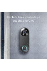 1080P HD Görüntülü WiFi Kablosuz Gece Görüş Su Geçirmeyen Akıllı Ev Kapı Zili