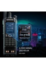 Boafeng Uv-32 Analog FM Çift Bant Dijital Ekran İki Yönlü Type-C Şarj GPS Uzun Menzilli Telsiz FM Radio