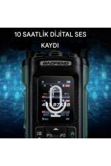 Boafeng Uv-32 Analog FM Çift Bant Dijital Ekran İki Yönlü Type-C Şarj GPS Uzun Menzilli Telsiz FM Radio