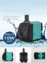 ALFA 10W Ayarlanabilir Akvaryum Gölet Su Pompası Dalgıç 220V Su Geçirmez Ultra Sessiz