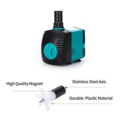 ALFA 10W Ayarlanabilir Akvaryum Gölet Su Pompası Dalgıç 220V Su Geçirmez Ultra Sessiz