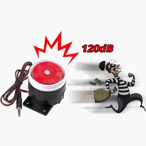 Siren 120dB Sesli Alarm Sistemi için Yüksek Sesli Korna 12V