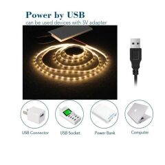 USB Şerit Led TV PC Arkası Kumandalı RGB aydınlatma 2m Backlight