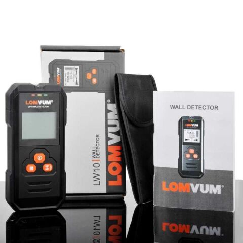 ALFA Lomvum LW10 Profesyonel Duvar Metal Dedektörü Kablo Bakır AC Voltaj Bulucu