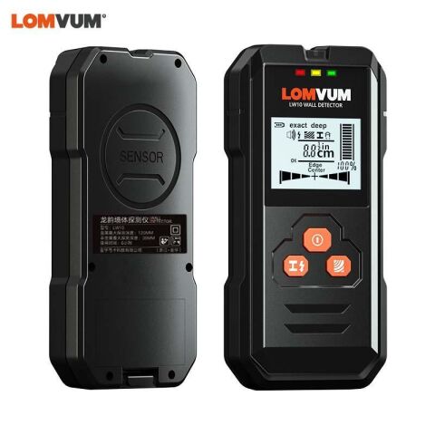 ALFA Lomvum LW10 Profesyonel Duvar Metal Dedektörü Kablo Bakır AC Voltaj Bulucu