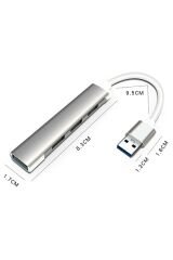 Usb Çoğaltıcı Adaptör Usb 3.0 Çoklu Bağlantı Noktalı Dağıtıcı Seyahat Dock Laptop Pc N