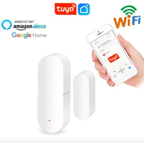 Tuya APP Kontollü Kapı Pencere Dedektörü Alarm Sensör Smart Life  Android
