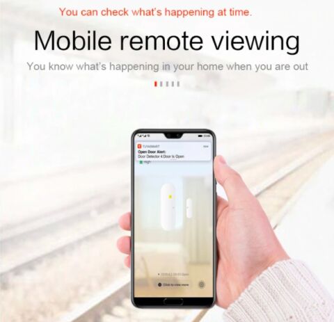 Tuya APP Kontollü Kapı Pencere Dedektörü Alarm Sensör Smart Life  Android