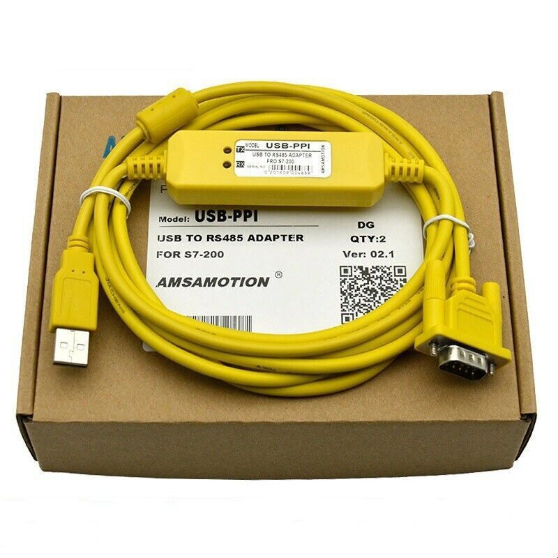 Siemens S7-2000 USB-PPI PLC Programlama Kablosu USB to RS485 Adaptör