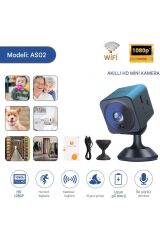 Mini WiFi Kamera 1080P HD Gece Görüşlü Hareket Algılama İki Yönlü Ses Kablosuz Güvenlik Kamerası