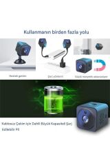 Mini WiFi Kamera 1080P HD Gece Görüşlü Hareket Algılama İki Yönlü Ses Kablosuz Güvenlik Kamerası