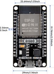 ESP32 Geliştirme Kartı Micro USB | Wifi Bluetooth Mikrodenetleyici, Düşük Güç Tüketimli IoT Modülü