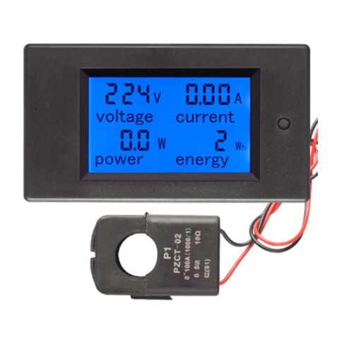 PZEM-061 Dijital Voltmetre AC 4 IN 1 Multimetre Ampermetre Wattmetre + PZCT-02