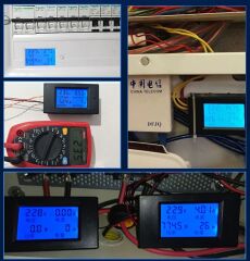 PZEM-061 Dijital Voltmetre AC 4 IN 1 Multimetre Ampermetre Wattmetre + PZCT-02