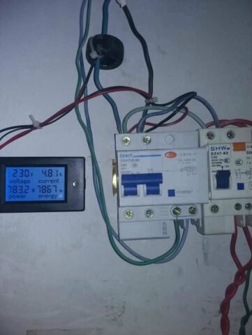 PZEM-061 Dijital Voltmetre AC 4 IN 1 Multimetre Ampermetre Wattmetre + PZCT-02