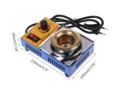 Sıcaklık Kontrollü Lehim Potası Banyo 50mm 220V 150W