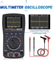 ALFA ET828 2 in 1 Osiloskop Multimetre 1 MHz AC DC Frekans Diyot 10 Dalga Grafik Depolama